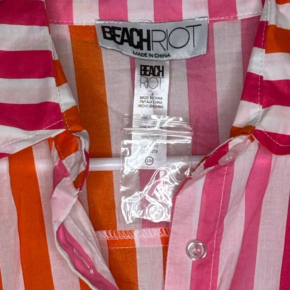 NWOT Beach Riot Alexa 100% Cotton Swimsuit Cover-Up Womens small/medium vacation - Picture 4 of 7